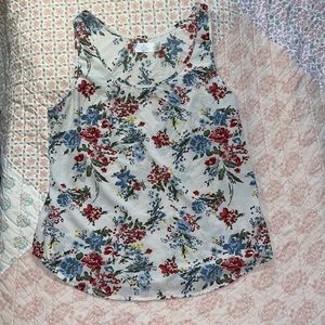 M light floral tank